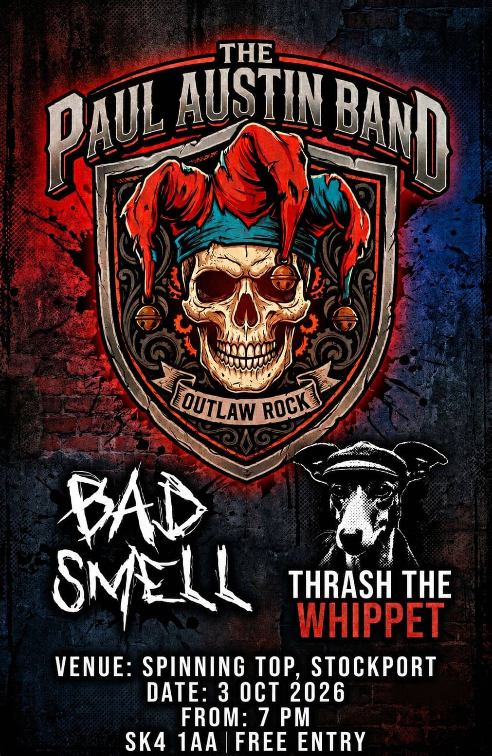Outlaw Rock Spinning Top poster